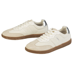 esmara Dames sneakers (Beige/zilver, 39)