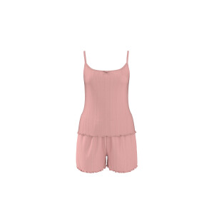 ESMARA Pointelle dames shortama (Roze, S (36/38))