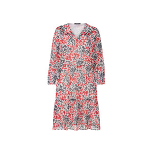 esmara Dames jurk (Blauw/rood, 34)