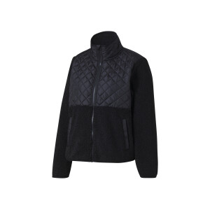CRIVIT Dames fleecejas Glamour (M (40/42), Zwart)