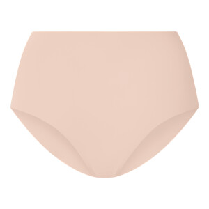 esmara Set van 2 dames lasercut onderbroeken met hoge taille - onzichtbaar & seamless (Beige, XS (32/34))