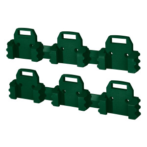 PARKSIDE Muurbeugel voor 20 V accu of 20 V accu-boormachine (2 drievoudige houders)