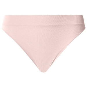 ESMARA Set van 3 geribde dames strings (Lichtroze, M (40/42))