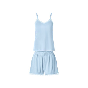 esmara Korte dames pyjama (Blauw, XS (32/34))