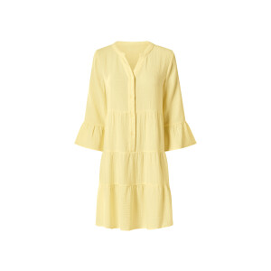 esmara Mousseline dames tuniekjurk (Geel, XS (32/34))