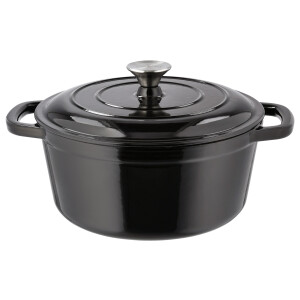 SILVERCREST Gietijzeren pan 26 cm 5,1 L (Zwart)