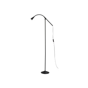 LIVARNO home LED-vloerlamp (Zwart)