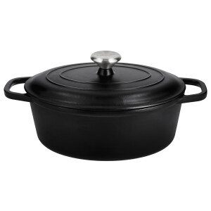 SILVERCREST Gietijzeren braadpan, Ø29 cm (zwart)