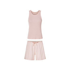 esmara Korte dames pyjama (Lichtroze, XS (32/34))