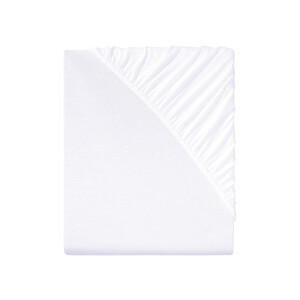 LIVARNO home Jersey hoeslaken 90-100 x 200 cm (Wit)