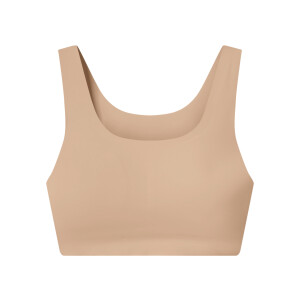 esmara Dames lasercut bustier - onzichtbaar & seamless (Beige, S (36/38))