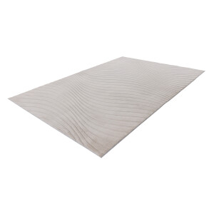KAYOOM Vloerkleed Kierk - laagpolig & warme kleuren (325, Licht taupe, 80 x 150 cm)