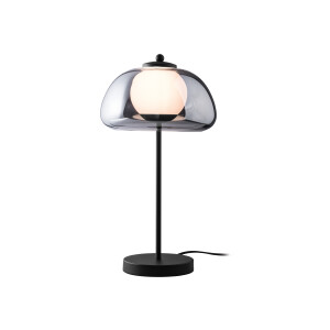LIVARNO home LED-tafellamp (Grijs glas)