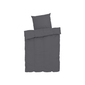 LIVARNO home Muslin Beddengoed 140 x 200 cm (Let op: LV OSNL) (Grijs)