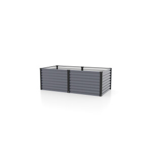 Vitavia Metalen hoge kweekbak Meta - 63 of 86 cm hoogte (630, graniet/zwart)