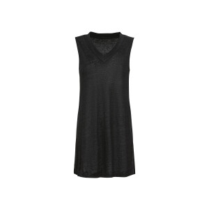 esmara Linnen tanktop (L (44/46), Zwart)