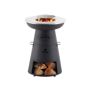 LANDMANN Houtskool barbecue Ø 27,5 cm - met RVS grillplaat