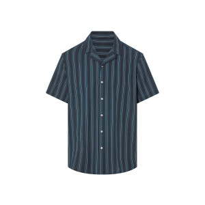 LIVERGY Heren overhemd (Donkerblauw, L)