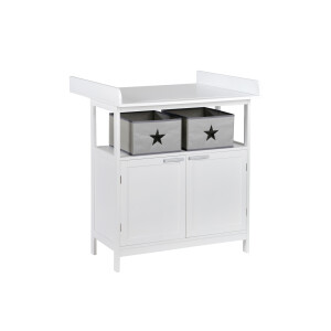 roba Commode Hamburg (2 deuren, Wit)