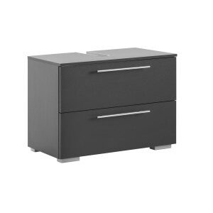 Schildmeyer Onderkast wastafel Carlos (Breedte 80 cm, Antraciet)
