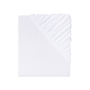 LIVARNO home Jersey hoeslaken 140-160 x 200 cm (Wit)