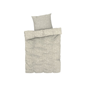 LIVARNO HOME Dekbedovertrek 140 x 200 cm (beige bloemen)