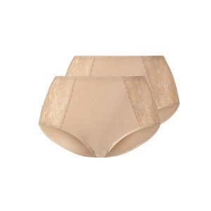 esmara 2 Dames onderbroeken - plus size (Beige, XXL (52/54))