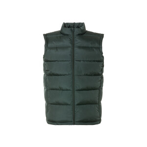 LIVERGY Gewatteerde heren bodywarmer (Groen, 3XL)