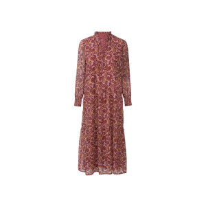 esmara Maxi-jurk (Rood/bruin, 44)