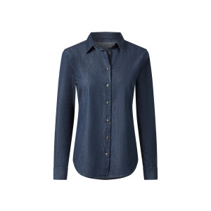 esmara Denim dames blouse (Donkerblauw, 36)