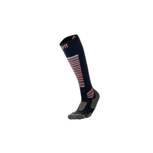 CRIVIT Kinder skisokken (marine/roze/grijs, 33-34)