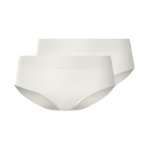 ESMARA Dames Hipster, 2 stuks, seamless (Wit, L (44/46))