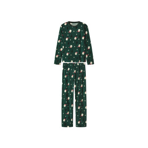 esmara Velours kinder kerstpyjama (Groen, 146/152)