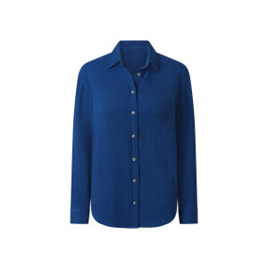 esmara Mousseline dames blouse (Blauw, 46)