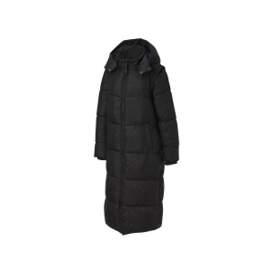 CRIVIT 2-in-1 gewatteerde dames winterjas (L (44/46), Zwart)