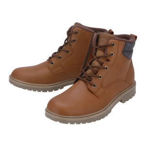 ESMARA MEN Heren leren schoenen (Cognac, 46)