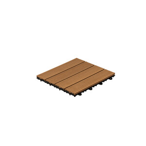 HOME DELUXE Terrastegels (1m², Teak)
