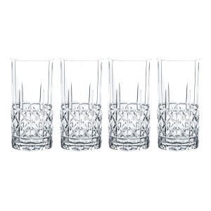 SPIEGELAU 4 whiskyglazen of 4 long drink glazen (Longdrink)