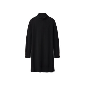 ESMARA Gebreide dames jurk (Zwart, S (36/38))