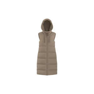 ESMARA Dames lange bodywarmer (Beige, S (36-38))