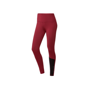 CRIVIT Dames sportlegging (zwart/bordeaux, S (36/38))