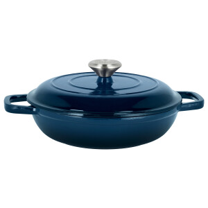SILVERCREST Gietijzeren hapjespan, Ø25 cm (Blauw)