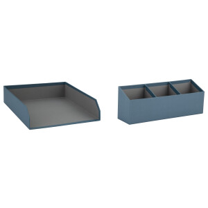 crelando Bureau organizer (Documentenbak/organizerset, Blauw)
