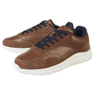 esmara Leren heren schoenen (Bruin, 44)