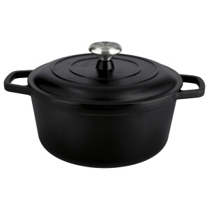 SILVERCREST Gietijzeren pan, Ø26 cm (zwart)