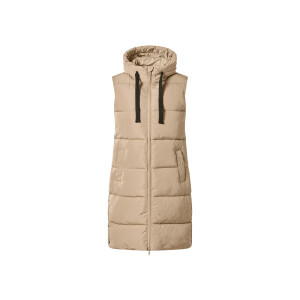 esmara Lange dames bodywarmer (Beige, S (36/38))