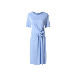 ESMARA Linnen dames jurk (Blauw, XS (32/34))
