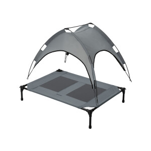 zoofari Hondenbed met zonnedak of opvouwbaar hondenbed (Hondenbed met zonnedak)