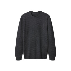 esmara Men Gebreide heren trui (Donkergrijs, M)