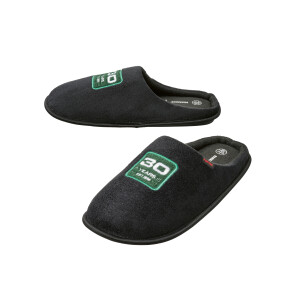 PARKSIDE Heren pantoffels, Fan Edition (zwart, 44/45)